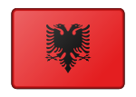Albania flag (bevelled)